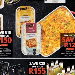 Lasagne at Checkers