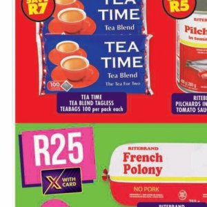 Tea at Shoprite