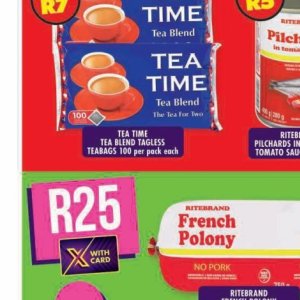 Tea at Shoprite