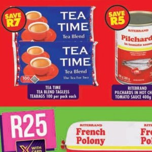 Tea at Shoprite