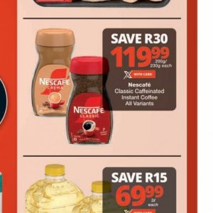 Coffee nescafe  at Checkers