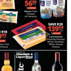 Cheddar at Checkers