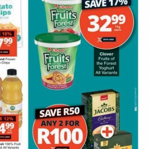 Yoghurt at Checkers