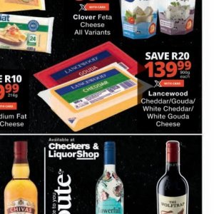 Cheddar at Checkers