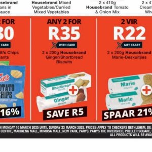 Biscuits at Checkers