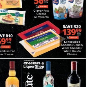 Cheddar at Checkers