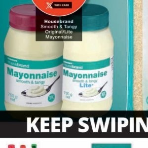 Mayonnaise at Checkers