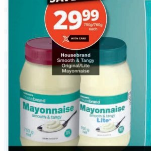 Mayonnaise at Checkers