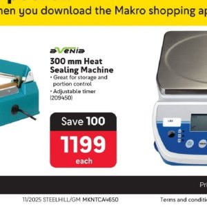 Timer at Makro