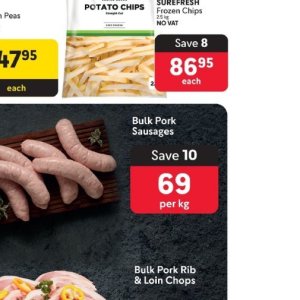 Sausages at Makro