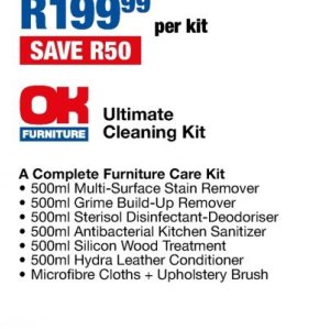 Stain remover at OK Furniture