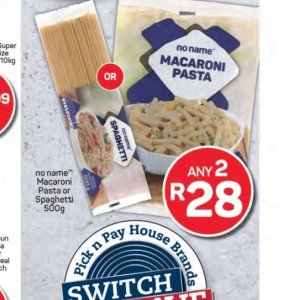 Spaghetti at Pick n Pay Hyper