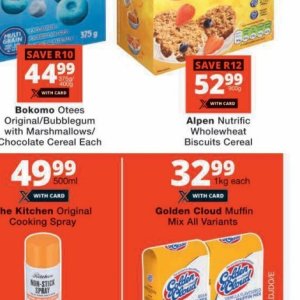 Cereal at Checkers
