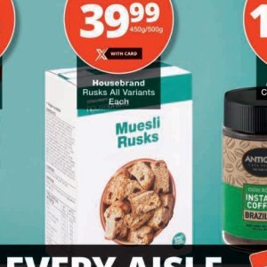 Muesli at Checkers