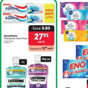 Toothpaste aquafresh  at Makro