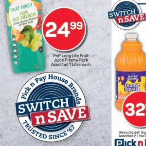 Juice at Pick n Pay Hyper