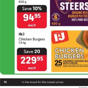 Burgers at Makro