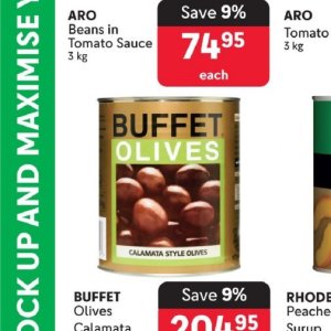 Olives at Makro