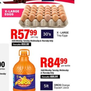 Eggs at Take n Pay