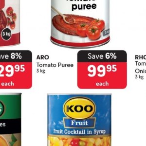 Purees at Makro