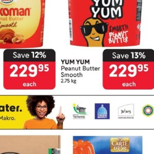 Peanut butter at Makro