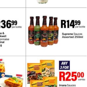 Sauces at Take n Pay