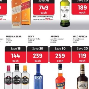 Vodka at Makro