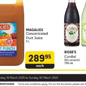 Juice at Makro