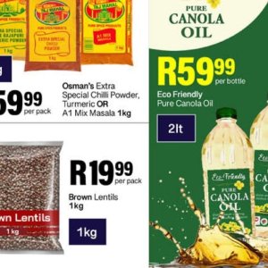 Lentils at Take n Pay