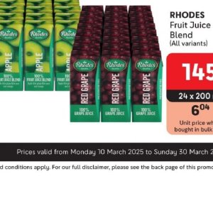 Juice at Makro