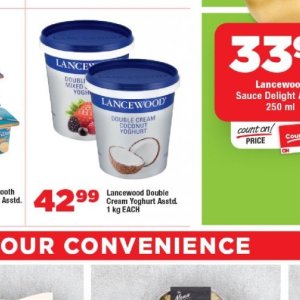 Yoghurt at OK Foods