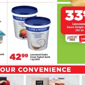 Yoghurt at OK Foods