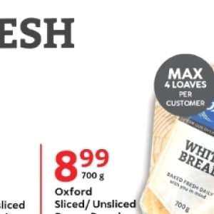 Bread at Oxford freshmarket