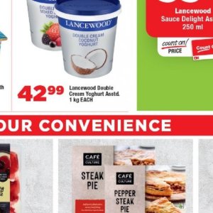 Yoghurt at OK Foods