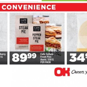 Pie at OK Foods