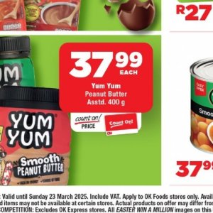 Peanut butter at OK Foods