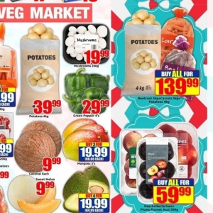 Mushrooms at Three Star Cash and Carry