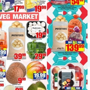 Mushrooms at Three Star Cash and Carry