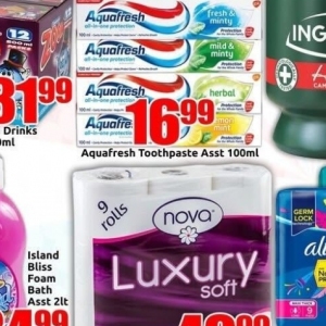 Toothpaste aquafresh  at Three Star Cash and Carry