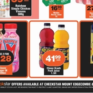 Juice at Check Star