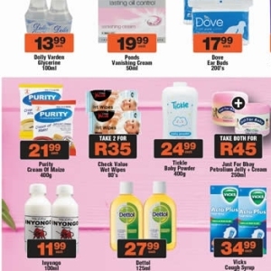 Wet wipes at Check Star