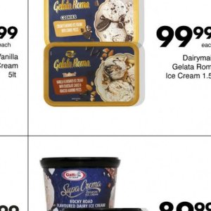 Ice cream at Save Hyper