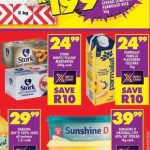 Margarine at Shoprite