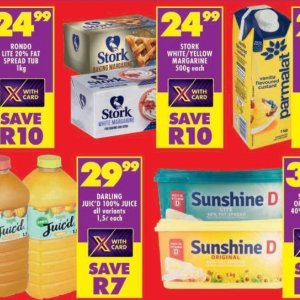 Margarine at Shoprite
