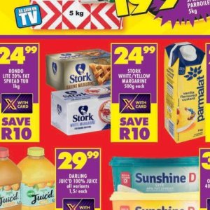 Margarine at Shoprite