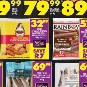 Burgers at Shoprite