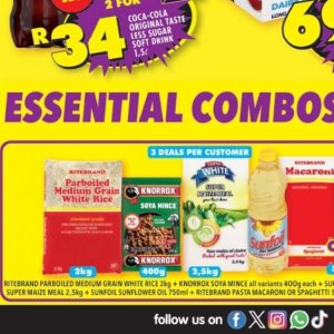Sunflower oil at Shoprite
