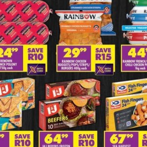 Burgers at Shoprite