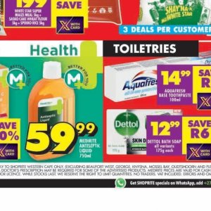 Liquid at Shoprite