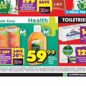 Liquid at Shoprite